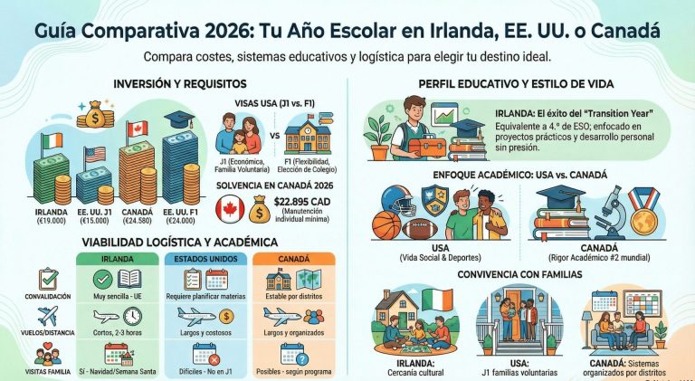 Estudiar secundaria en Canada
