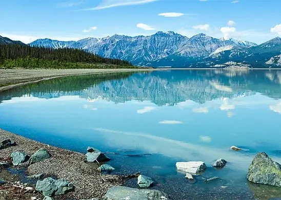 Kluane Lake en Yukón