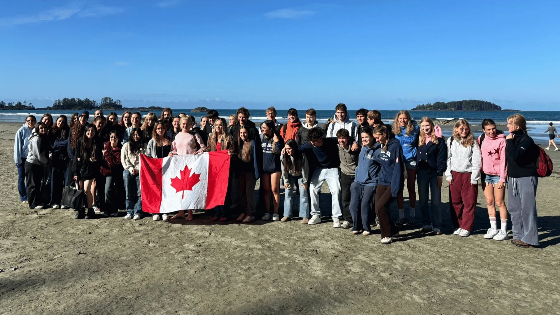 estudiantes de intercambio viviendo la educación en Canadá