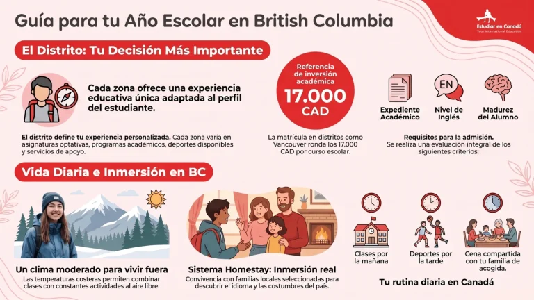 Guía para tu año escolar en British Columbia