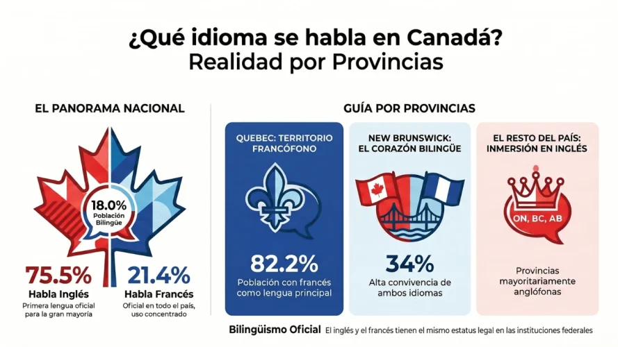 Que idioma se habla en Canada